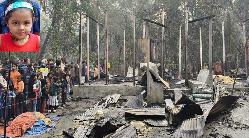 বিএনপি নেতার বসতঘরে তালা লাগিয়ে অগ্নিসংযোগ, প্রাণ গেল শিশুর