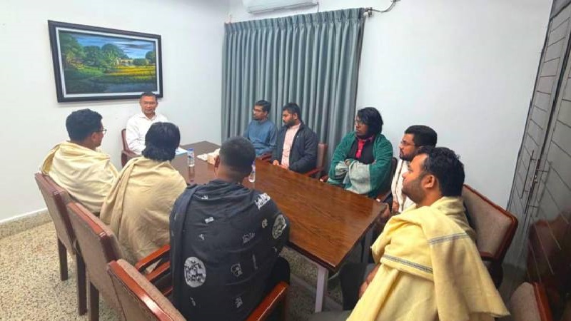 তারেক রহমানের সঙ্গে ডাকসু প্রতিনিধিদের সাক্ষাৎ